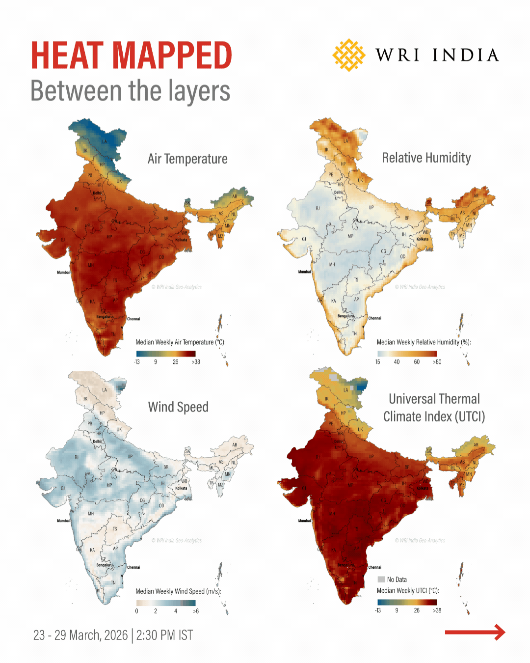 The visualization incorporates Global Monthly Satellite-derived PM2.5 concentrations from 2000-2022 across the Indo-Gangetic Plain region.