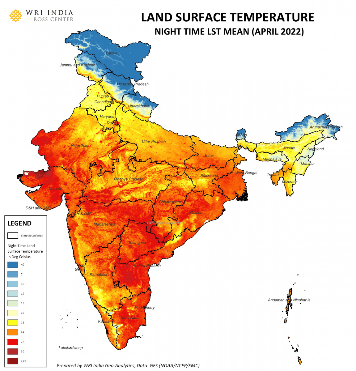 Measuring and Mapping a Heatwave WRI INDIA