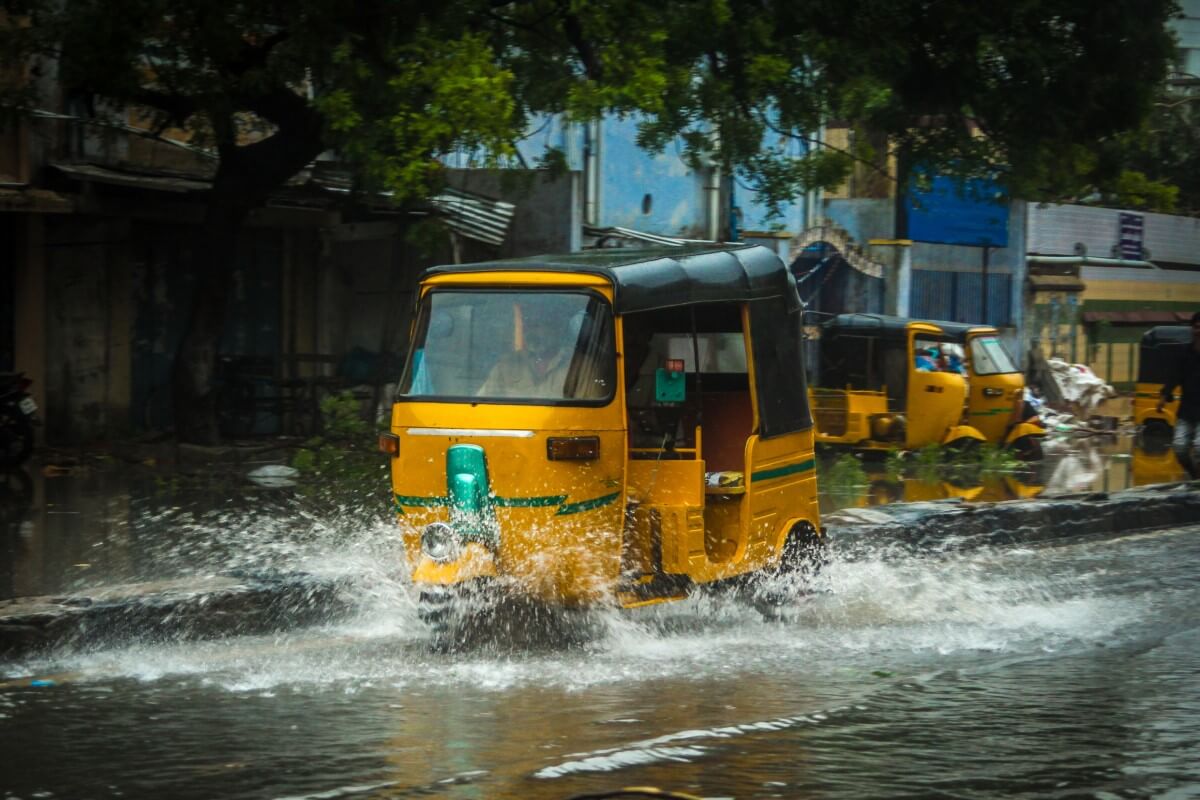 A yellow auto rickshaw in Mumbai. Photo by Shutterstock.