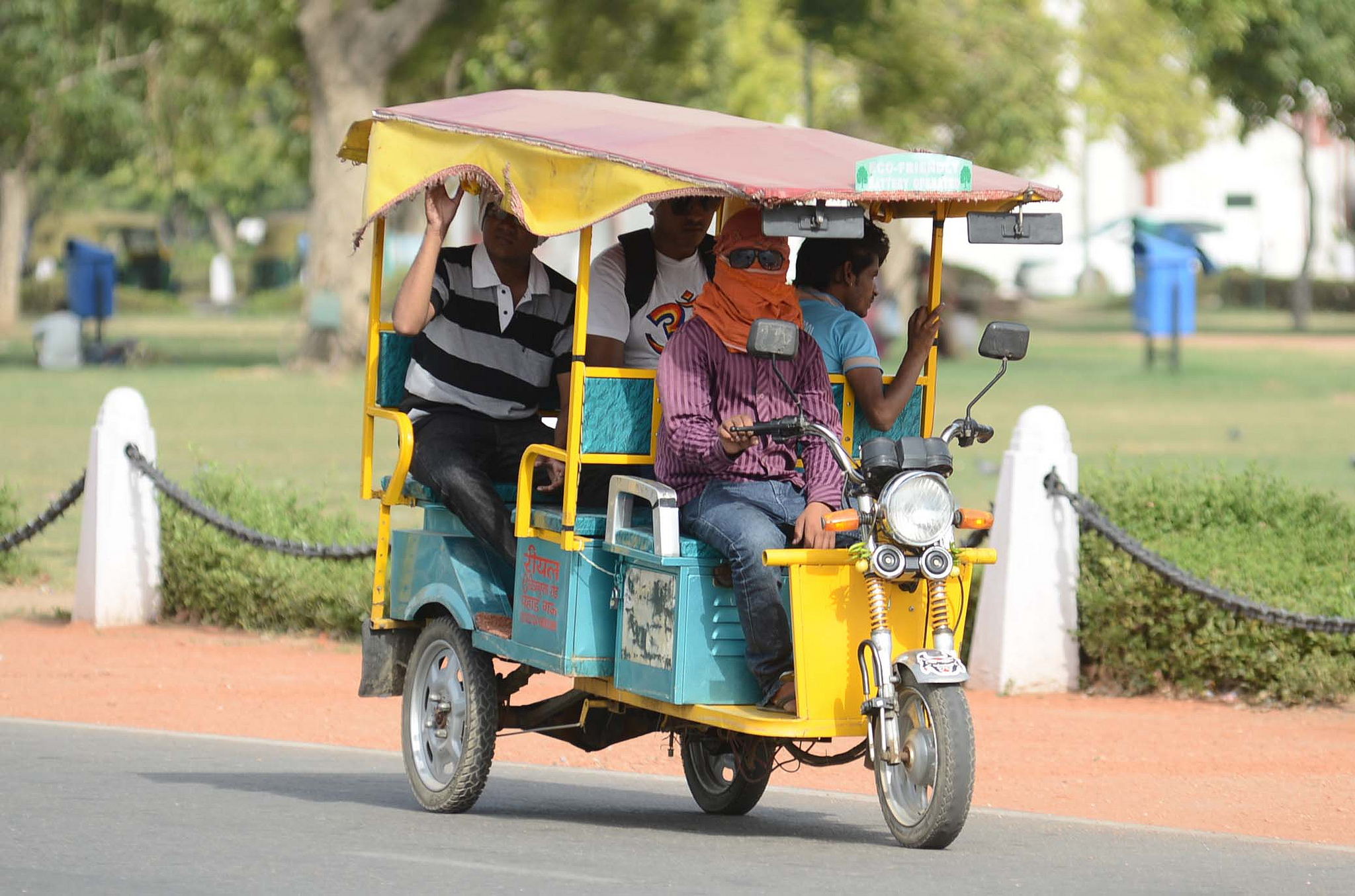 Motorcycle Rickshaw In India