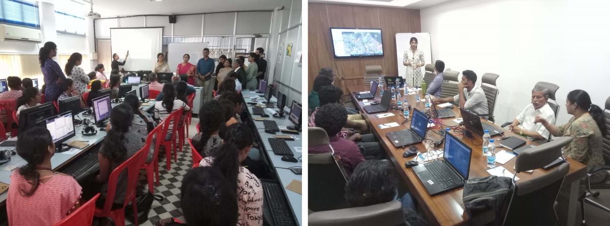 Photographs of Mapathon events (Source: WRI India)