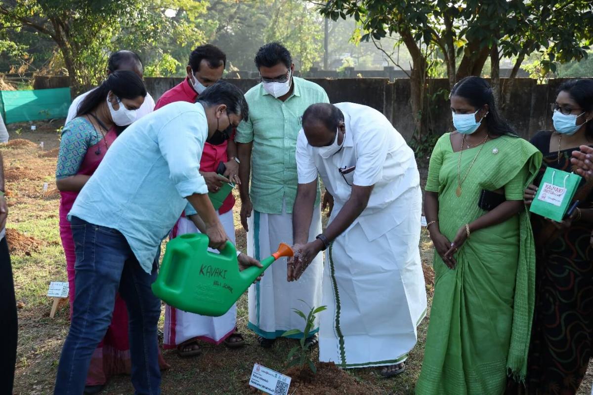 Inauguration of a Kawaki site at Edward Memorial School, Fort Kochi.