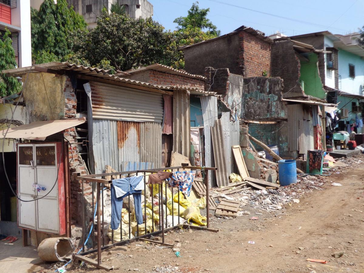 Demolition of houses at Raje Shivaji Nagar, Marol