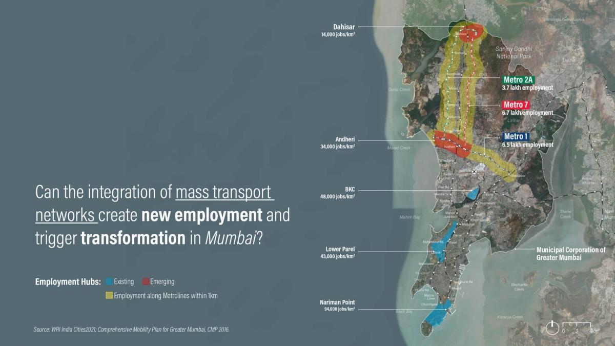 Applying an economic development lens would help in the planning of areas around the metro lines