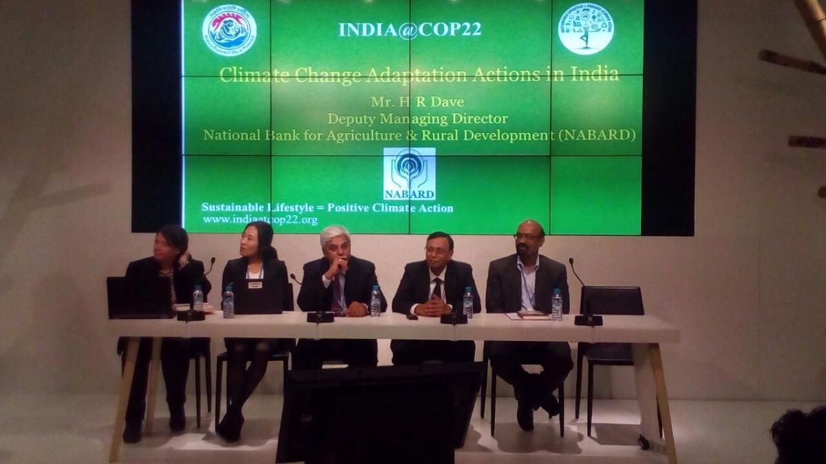 Nambi Appadurai, WRI India at the session on Climate Adaptation Actions in India