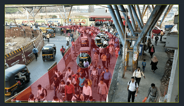 Bandra East at 6:36 pm on February 19, 2020. Chetan Sodaye/ WRI India.