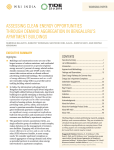 ASSESSING CLEAN ENERGY OPPORTUNITIES THROUGH DEMAND AGGREGATION IN BENGALURU’S APARTMENT BUILDINGS