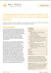 TOWARDS SMARTER SERVICE PROVISION FOR SMART CITIES: ACCOUNTING FOR THE SOCIAL COSTS OF URBAN SERVICE PROVISION