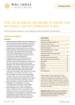 STATE-LED ALTERNATIVE MECHANISMS TO ACQUIRE, PLAN, AND SERVICE LAND FOR URBANISATION IN INDIA