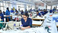 Women at a textile unit
