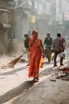 Road sweeping India