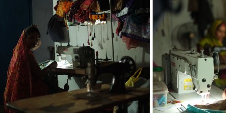 Renewable run industrial-grade tailoring unit in Jharkhand