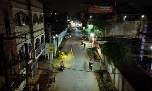 Giridih solar streetlights