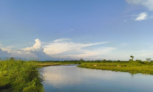 Sampur River in Bodoland