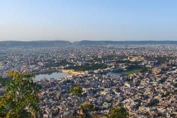 The city of Jaipur ranks high on the global climate vulnerability index. Photo by Siddharth Thyagarajan/WRI India.