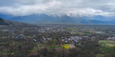 A bird’s eye view of the Kashmir Valley. Photo by Subzar Bashir/WRI India.