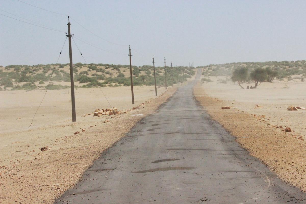 Newly arrived grid in remote areas of Jaisalmer