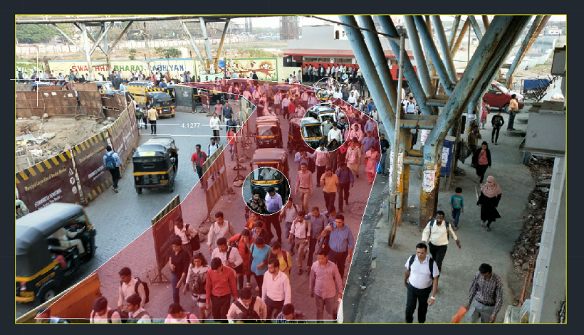 Bandra East, 6:36 p.m., February 19, 2020.